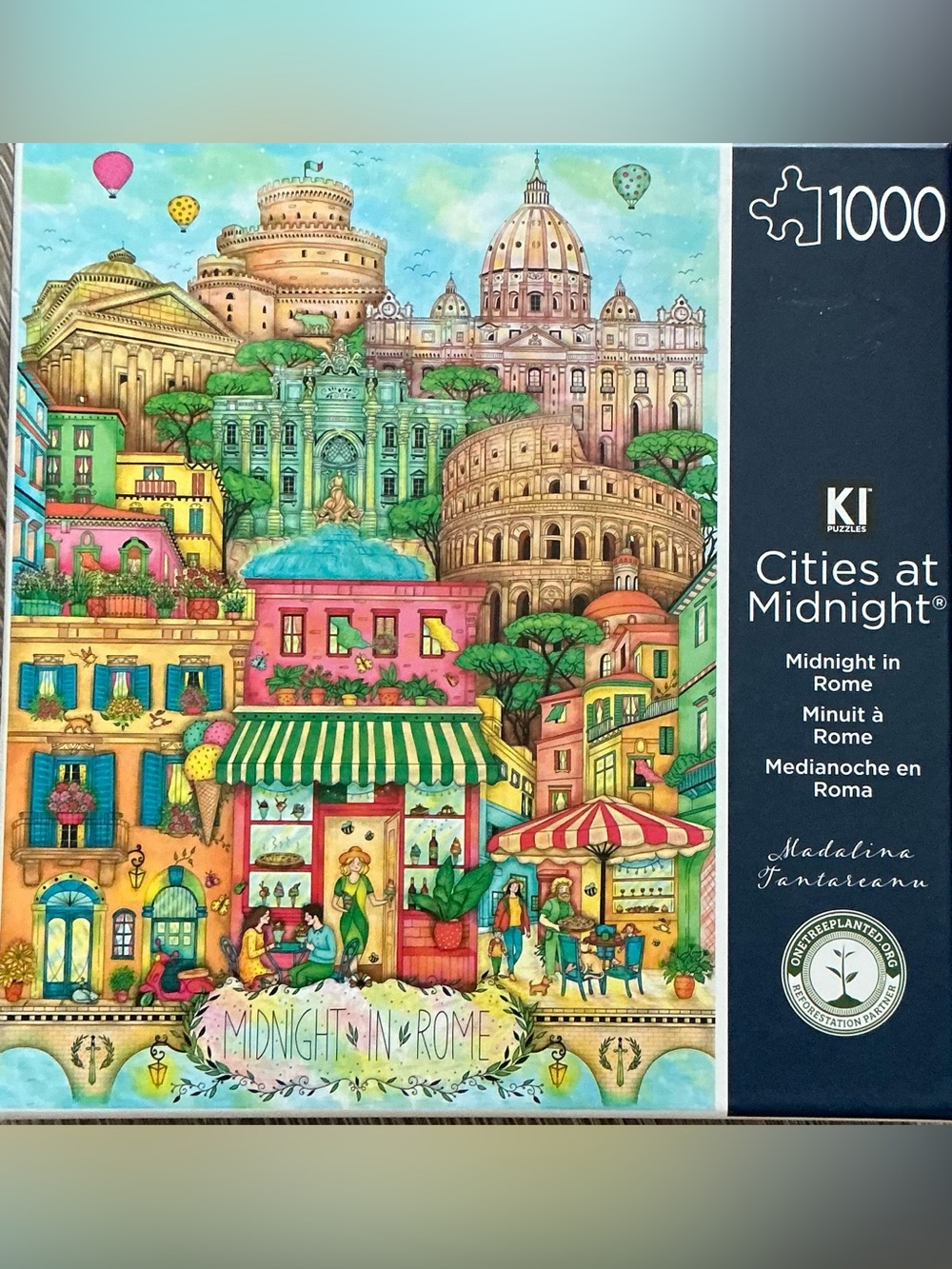 KI Puzzles brand “Midnight in Rome”:1000 piece puzzle